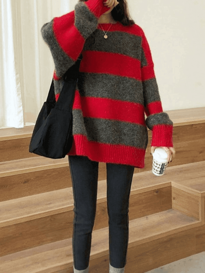 Levoire | Grandes Tailles Pull Rayé