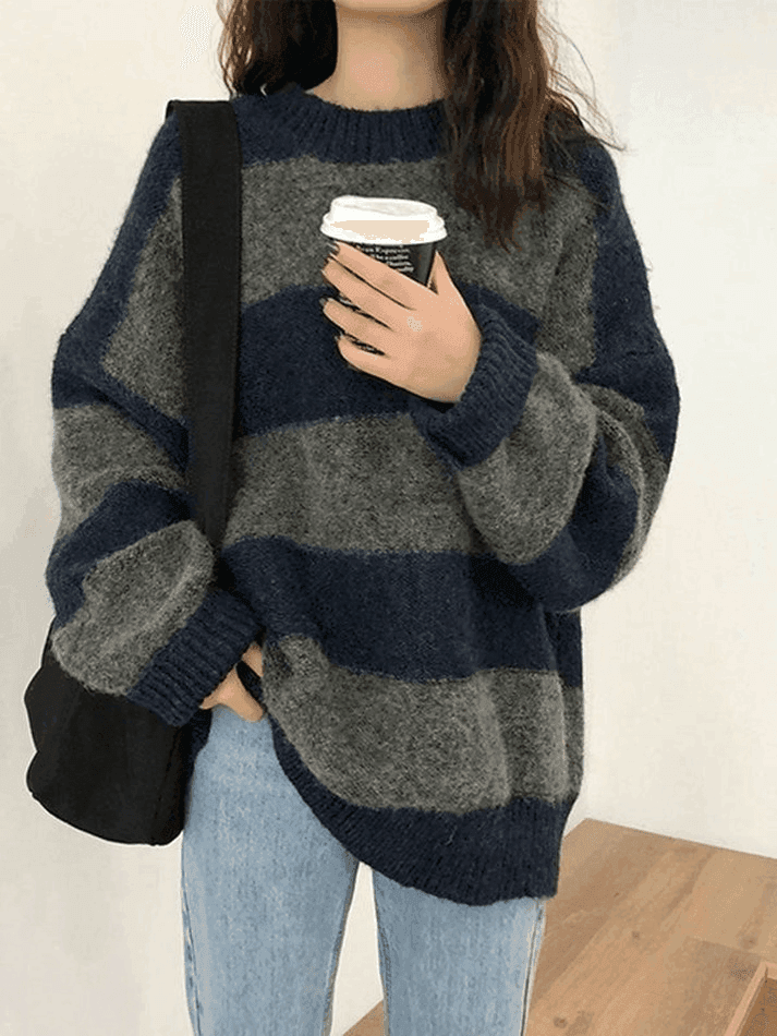 Levoire | Grandes Tailles Pull Rayé