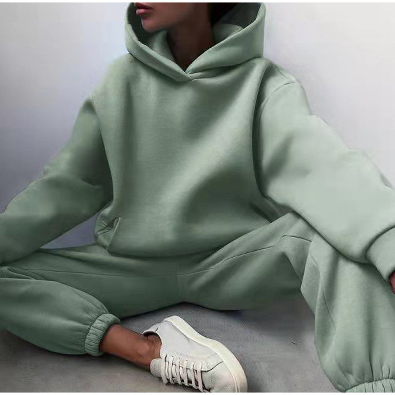 Levoire | Ensemble De Jogging Surdimensionné Pour Femmes Vert