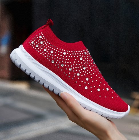 Levoire | Baskets À Enfiler Rouge