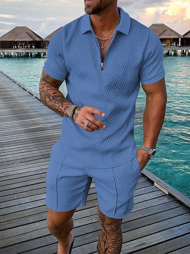 Levoire | Ensemble Polo Luxueux Bleu
