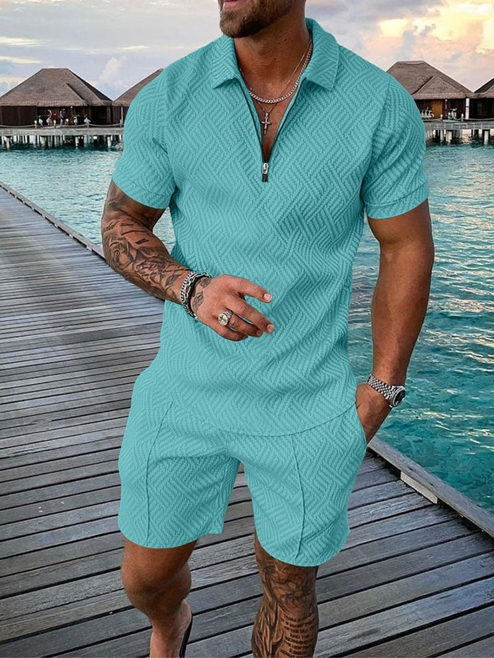 Levoire | Ensemble Polo Luxueux Bleu clair