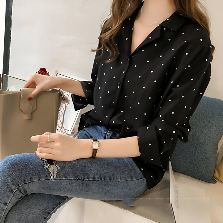 Levoire | Blouse Jouée Avec Pois