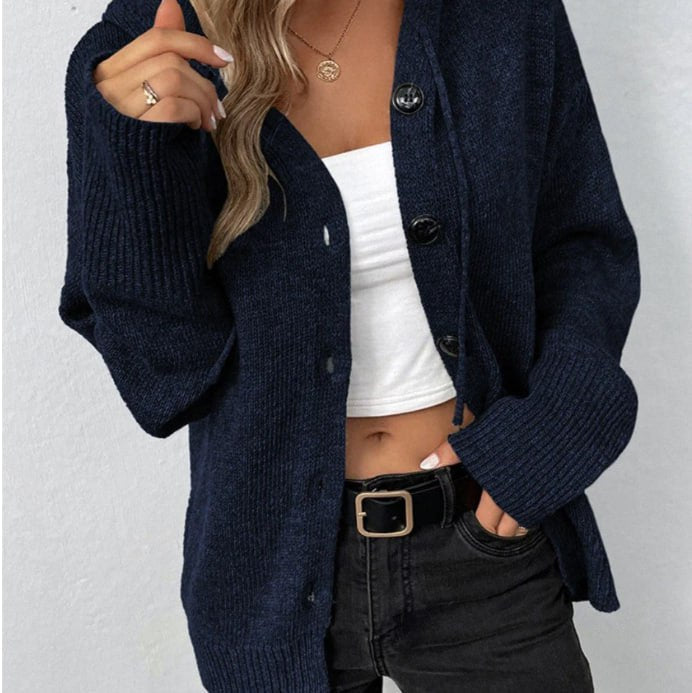Levoire | Veste en tricot luxueuse pour femmes Bleu