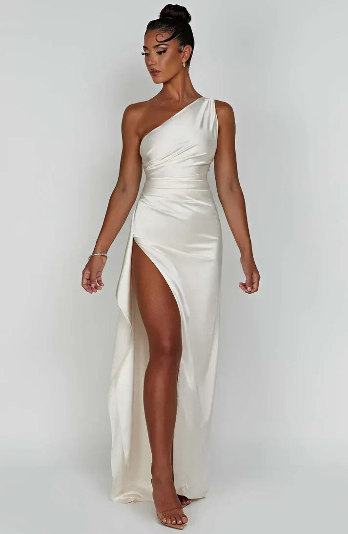 Levoire | Robe Maxi Dakota Élégante & Confortable Blanc