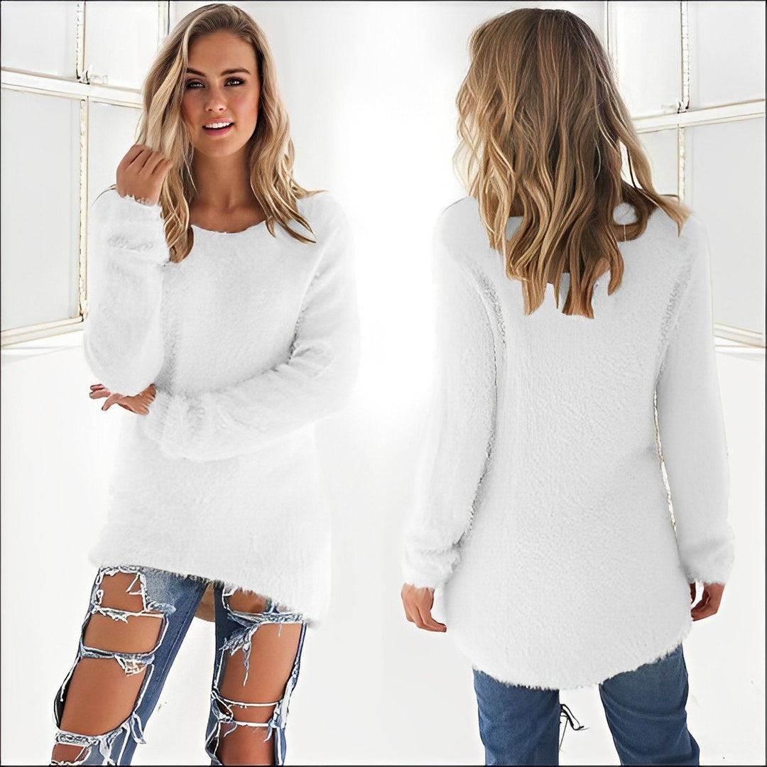 Levoire | Pull En Laine Doux Pour Femmes Blanc