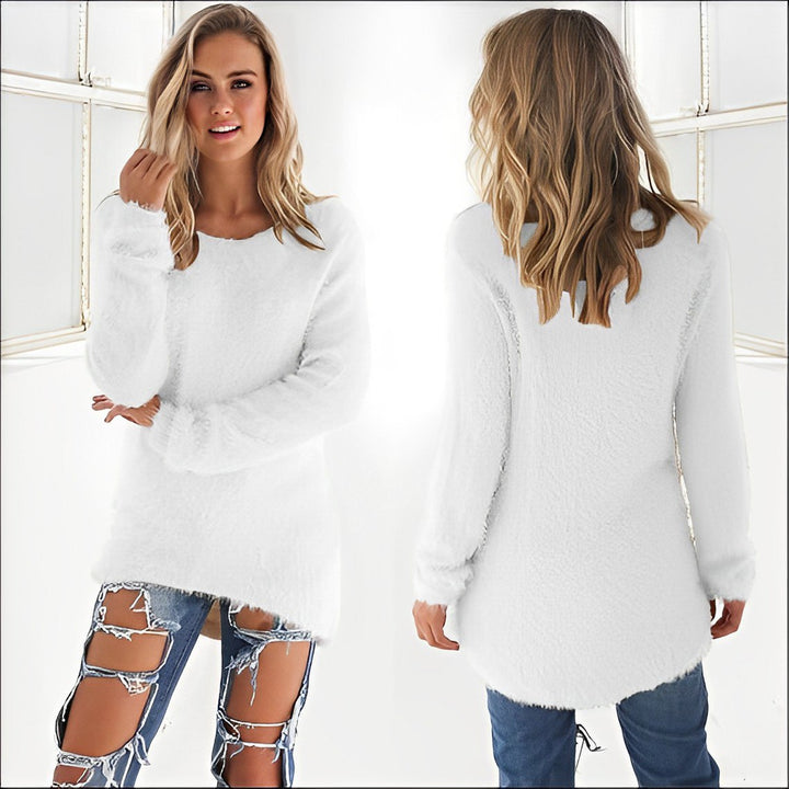 Levoire | Pull En Laine Doux Pour Femmes Blanc