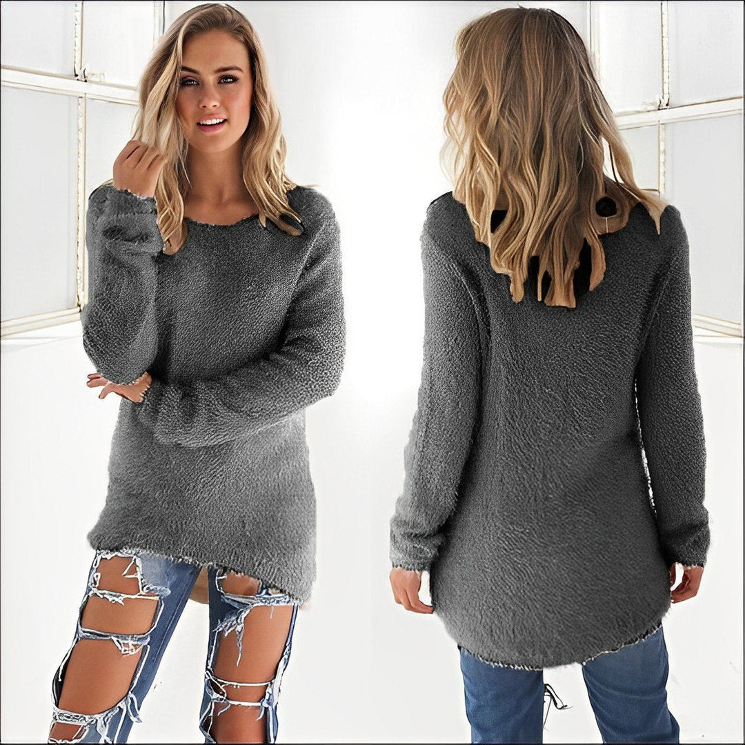 Levoire | Pull En Laine Doux Pour Femmes Gris