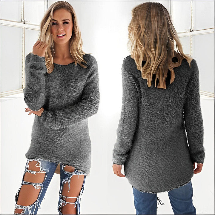 Levoire | Pull En Laine Doux Pour Femmes Gris