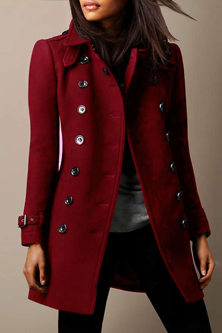 Levoire | Manteau Trench Long Élégant Rot