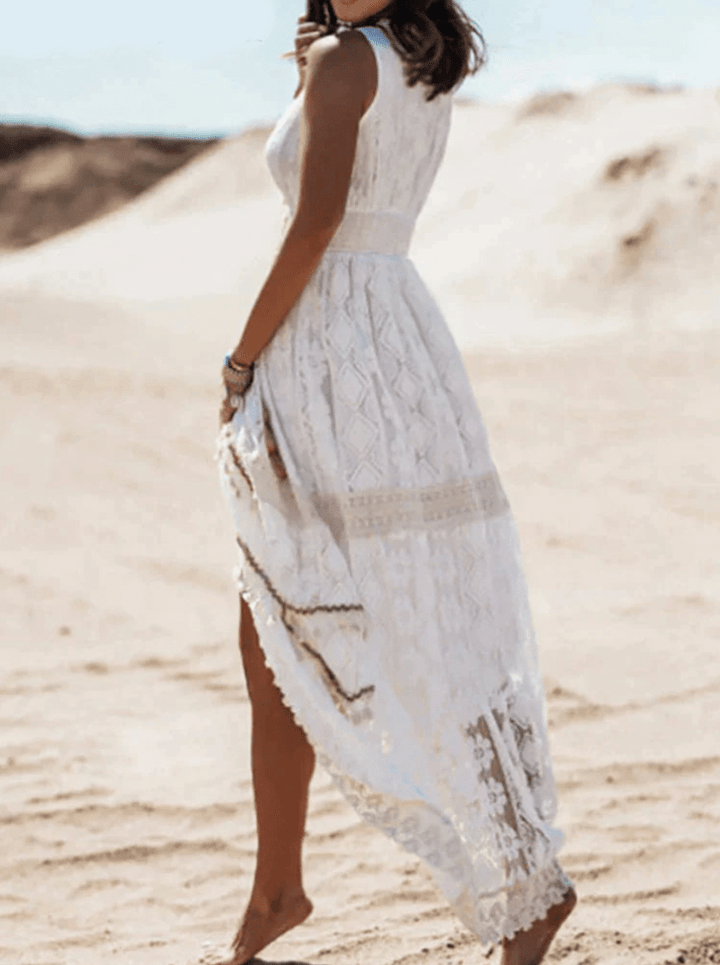 Levoire | Robe En Dentelle Boho Pour Femmes Romantique, Fluide Et Polyvalente