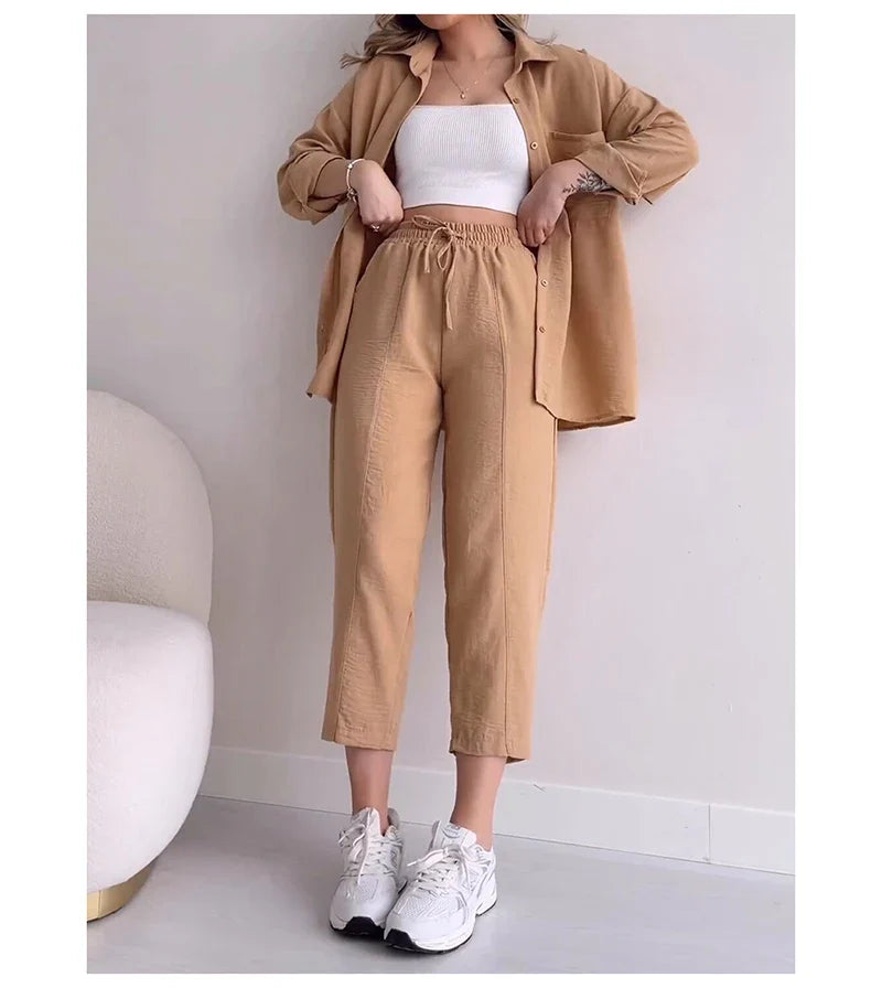 Levoire | Ensemble Deux Pièces Femme Khaki