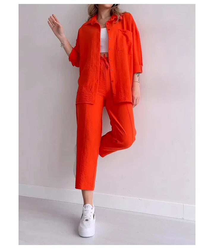 Levoire | Ensemble Deux Pièces Femme Orange