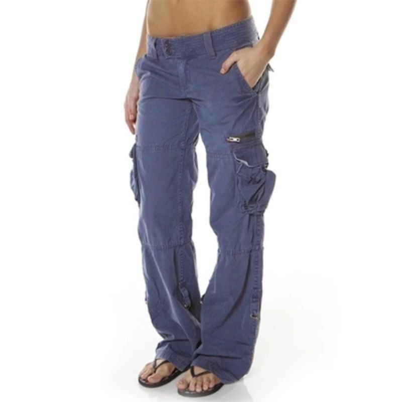 Levoire | Robe Cargo à Poches pour Femmes Bleu