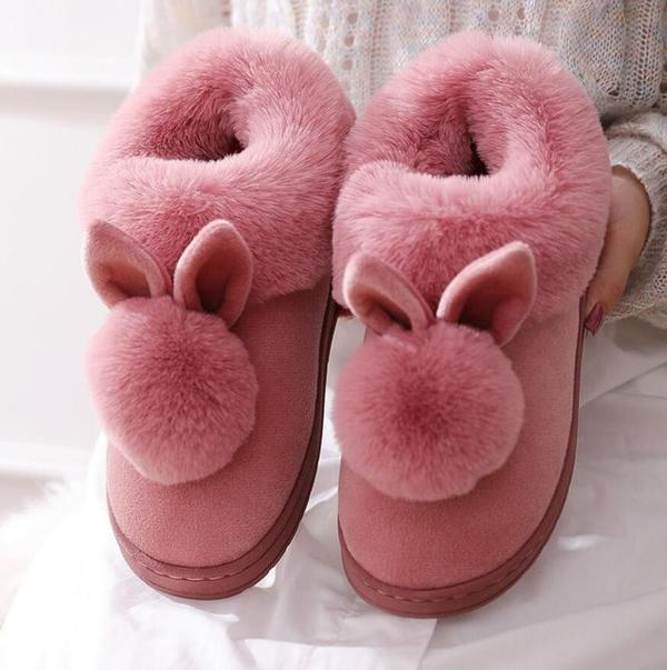 Levoire | Bunny Pantoufles Rosa