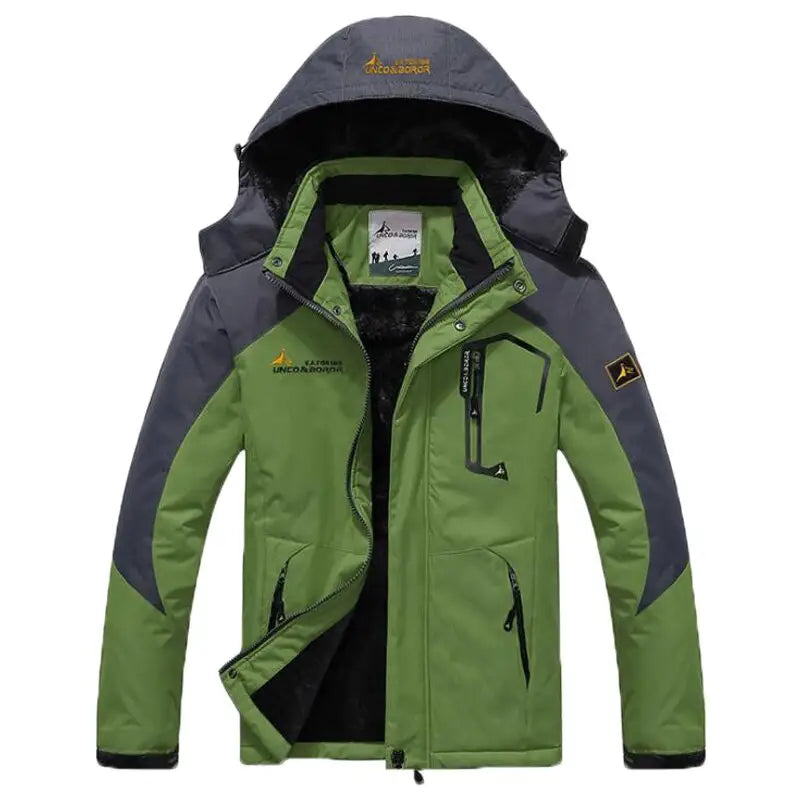 Levoire | Parka Chic avec Résistance à l'Eau et Doublure en Fausse Fourrure pour Toutes les Saisons Vert