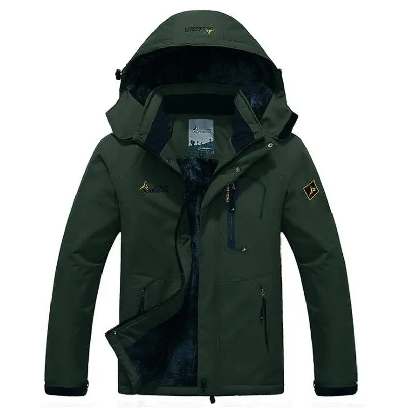 Levoire | Parka Chic avec Résistance à l'Eau et Doublure en Fausse Fourrure pour Toutes les Saisons Vert fonce