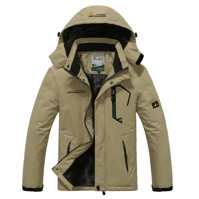 Levoire | Parka Chic avec Résistance à l'Eau et Doublure en Fausse Fourrure pour Toutes les Saisons kaki