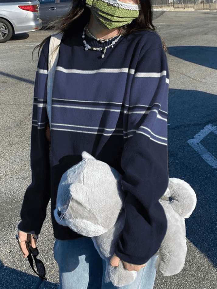 Levoire | Pull En Tricot À Rayures Patchwork