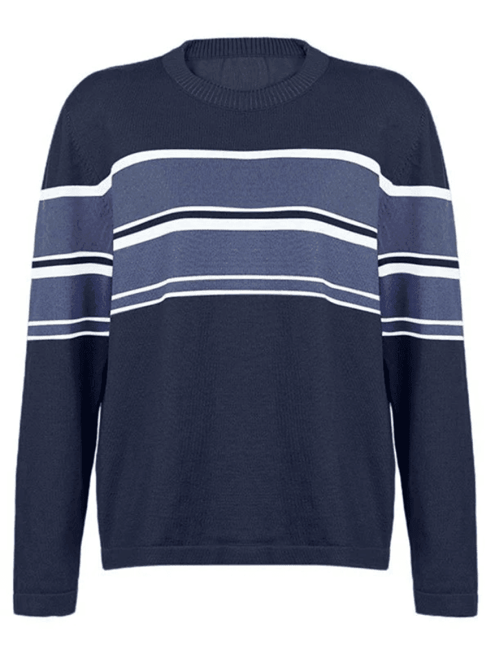 Levoire | Pull En Tricot À Rayures Patchwork
