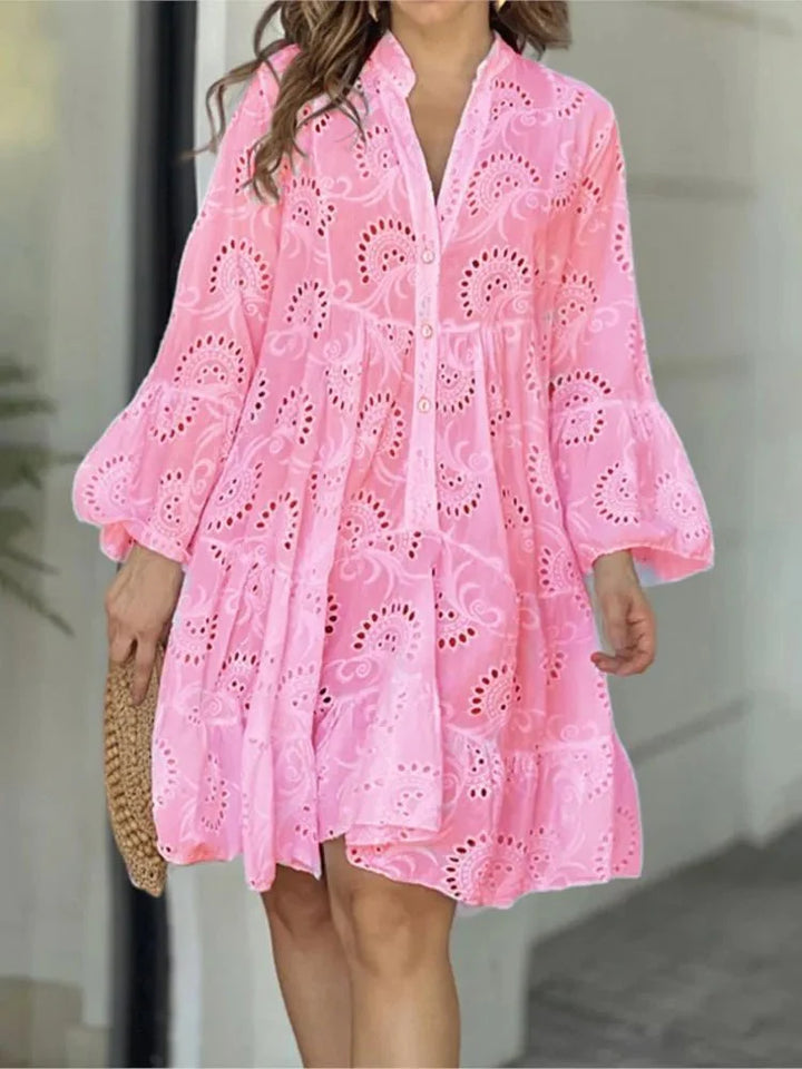 Levoire | Robe Mini Ibiza Élégante Rosa