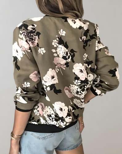 Levoire | Veste Bomber Avec Motif Floral Pour Femmes