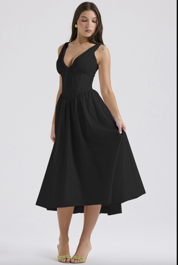 Levoire | Robe Dt Fr Looks De Loisirs Lgants Noir