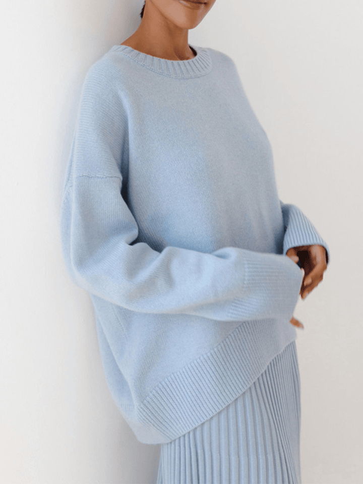 Levoire | Pull Femme Pulls Grande Taille Pull-over Bleu clair