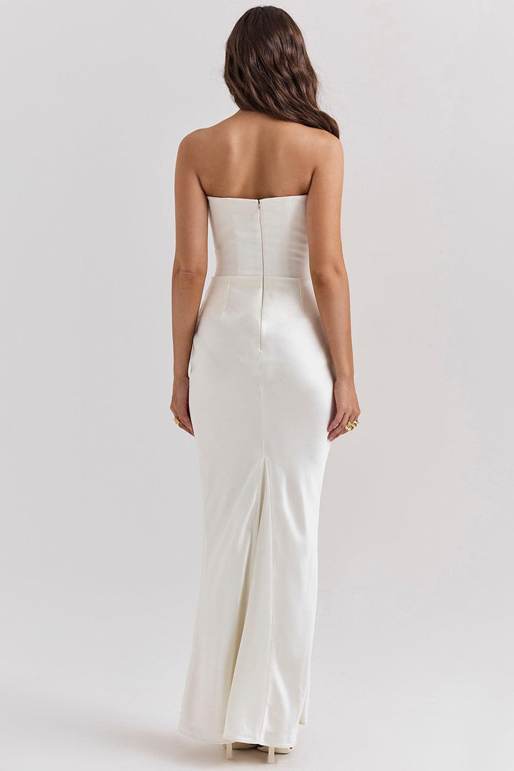 Levoire | Corset Maxi Dress - Off-Shoulder