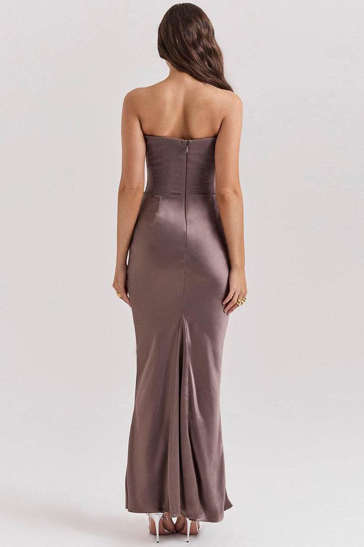Levoire | Corset Maxi Dress - Off-Shoulder
