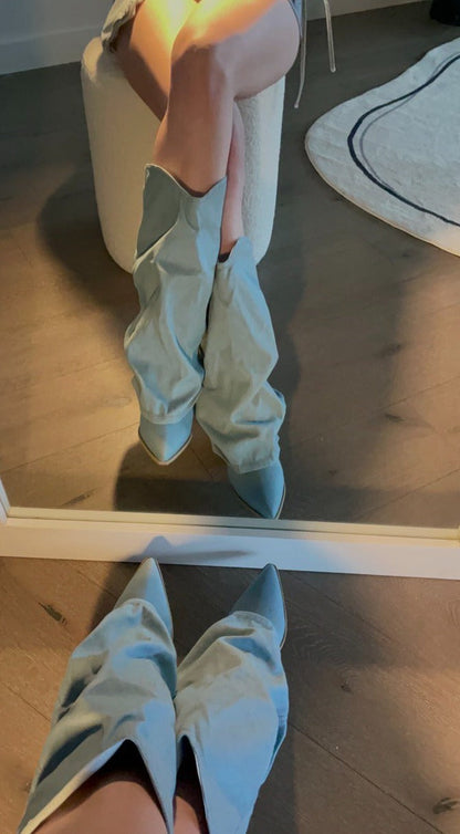 Levoire | Bottes En Denim Bottines en jean