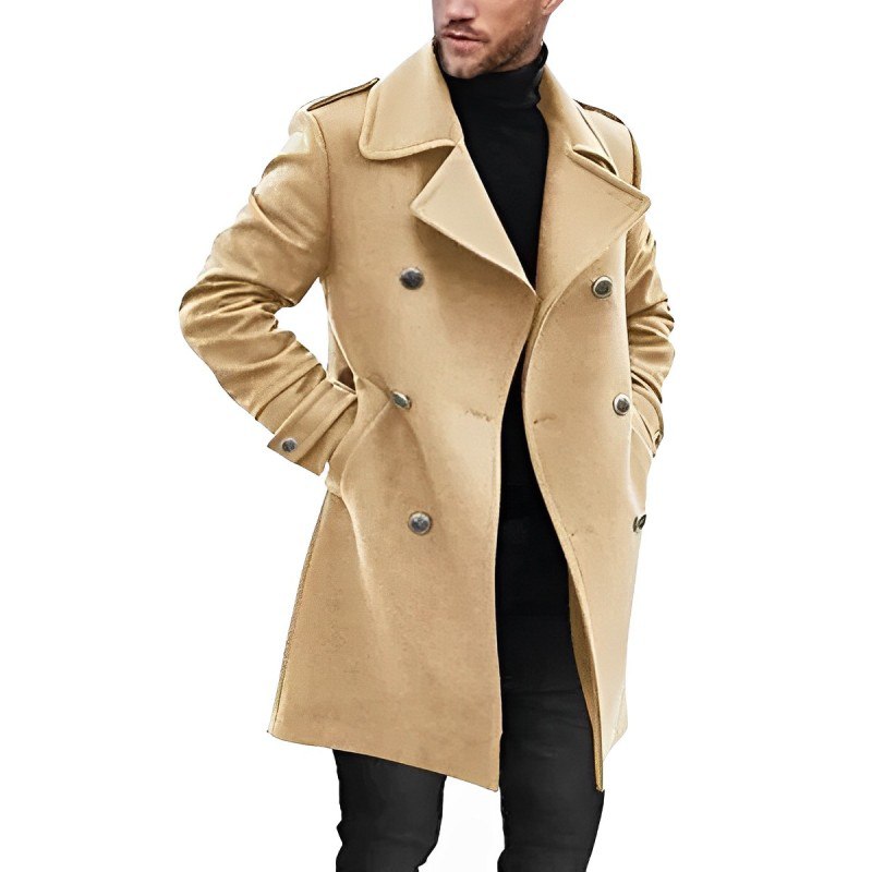 Levoire | Manteau Homme Mi-Long Beige