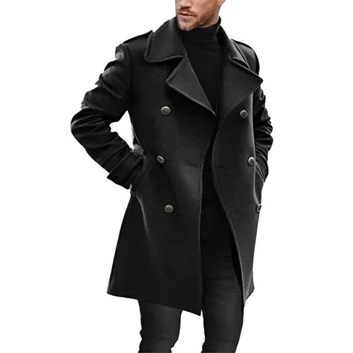 Levoire | Trench-Coat Réversible À Manches Longues Avec Poches Noir