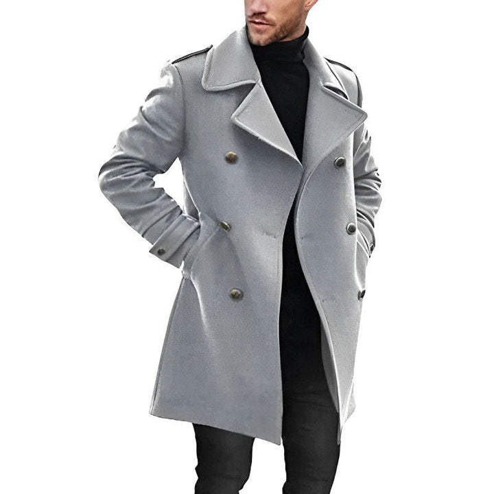 Levoire | Manteau Homme Mi-Long Gris