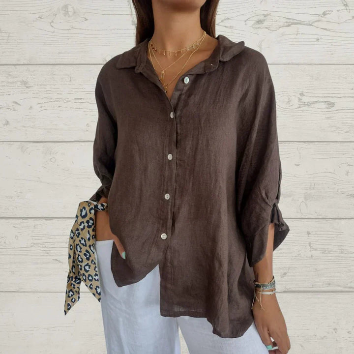 Levoire | Chemise À Nœuds Braun
