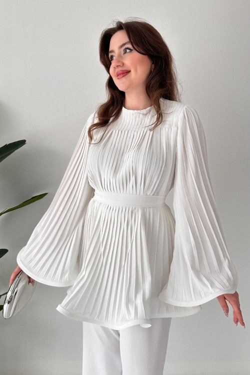 Levoire | Ensemble Deux Pièces Élégant Pour Femme - Plissé