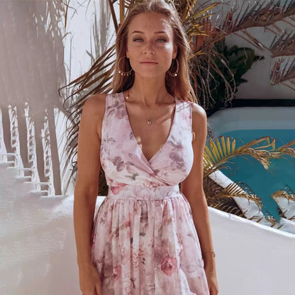 Levoire | Robe Maxi D'Été Avec Imprimé