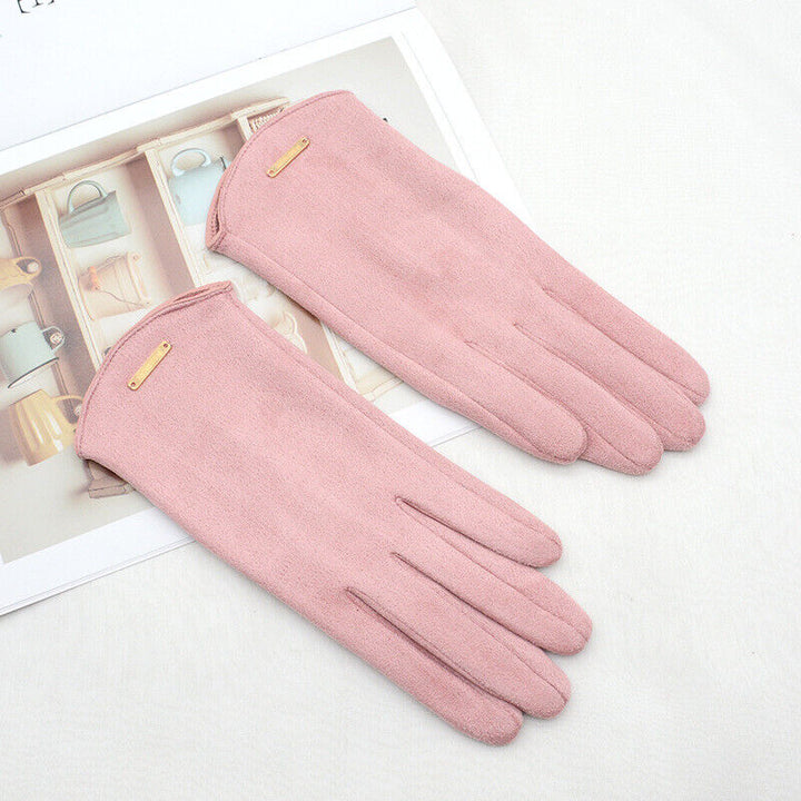 Levoire | Classique & Polyvalent Gants En Daim Pour Femmes Rosa