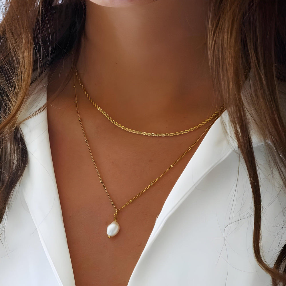 Levoire | Ensemble De Chaînes Élégantes Avec Perle