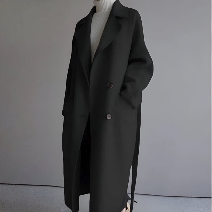 Levoire | Veste élégante plus longue Noir