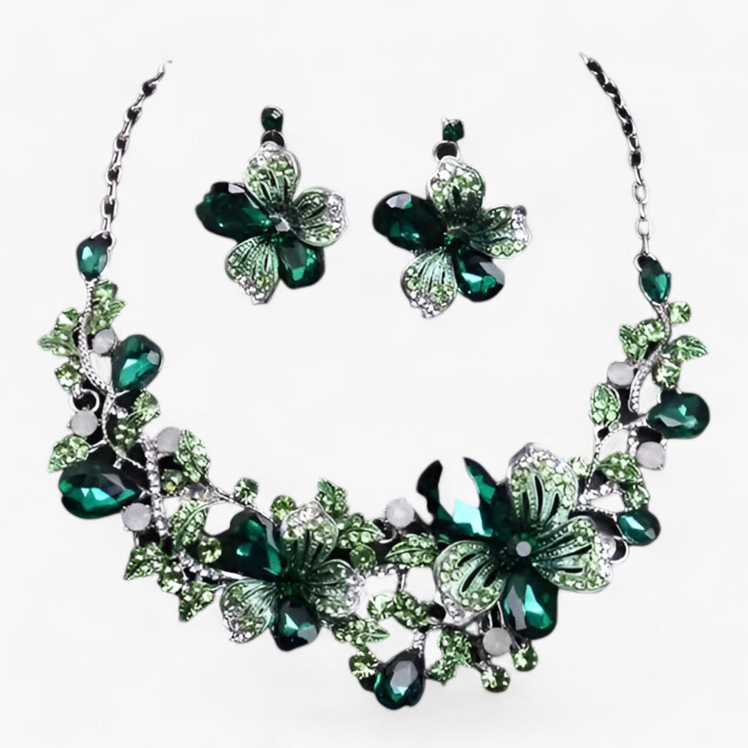 Levoire | Décorations De Mariage Boucles De Fleurs Et Boucles D'Oreilles Vert 42cm