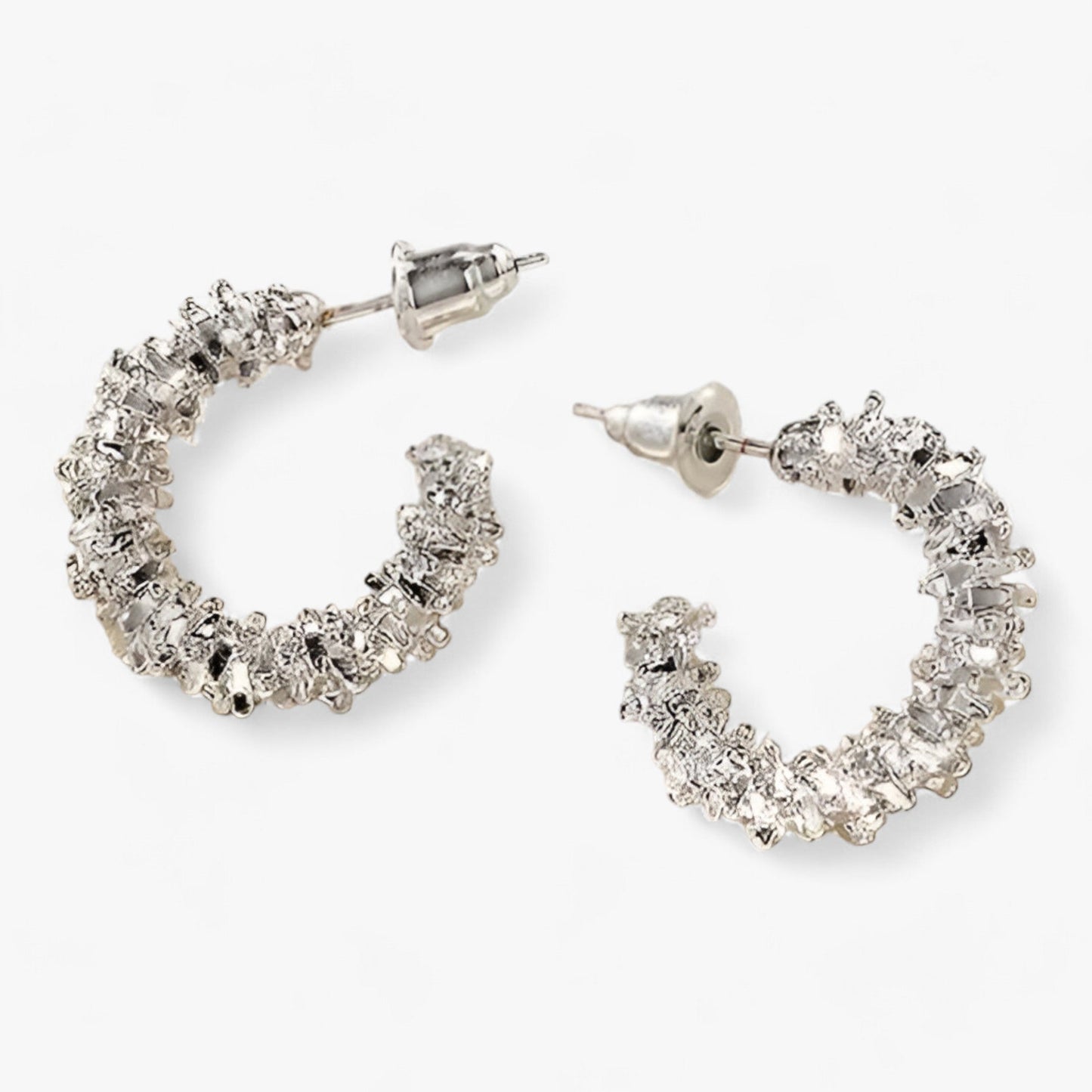 Levoire | Boucles D'Oreilles En Métal Ondulé Tourné De Vignoble