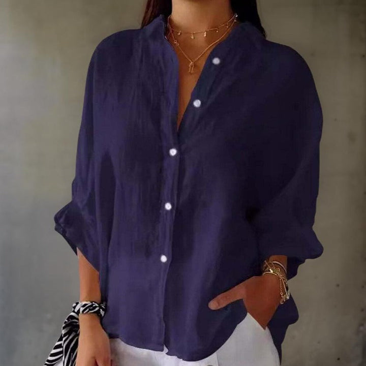 Levoire | Élégante Chemise En Lin Lila