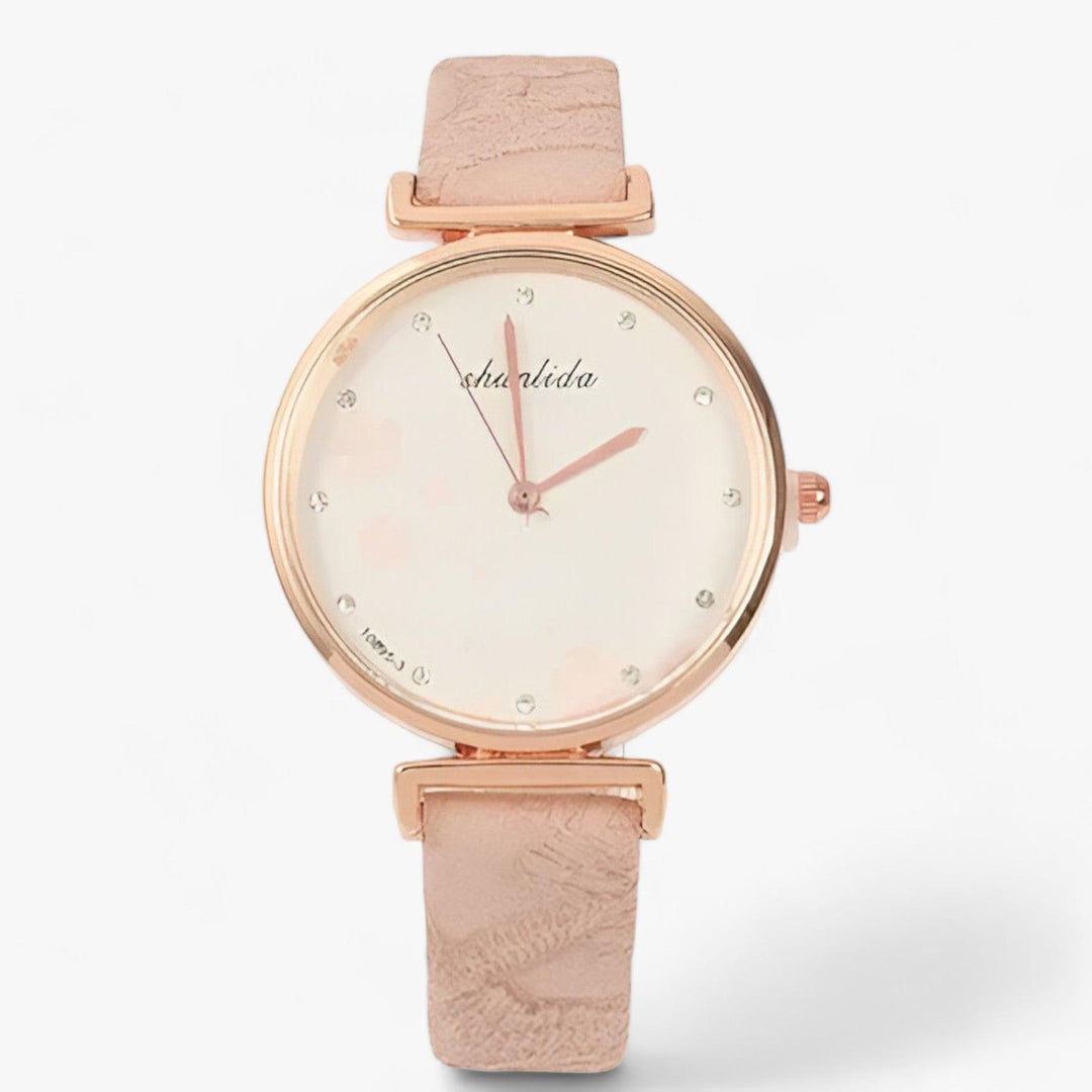 Levoire | Ruban Rond Vin Récolte Fleurs Montre Rosa