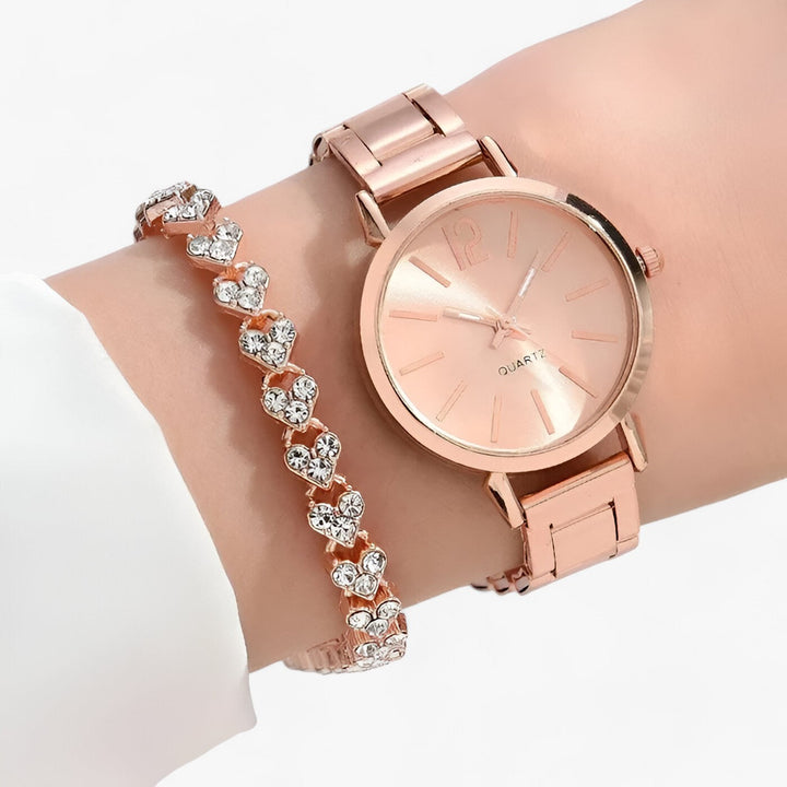 Levoire | Montre Ronde En Alliage Métallique, Y Compris Le Bracelet