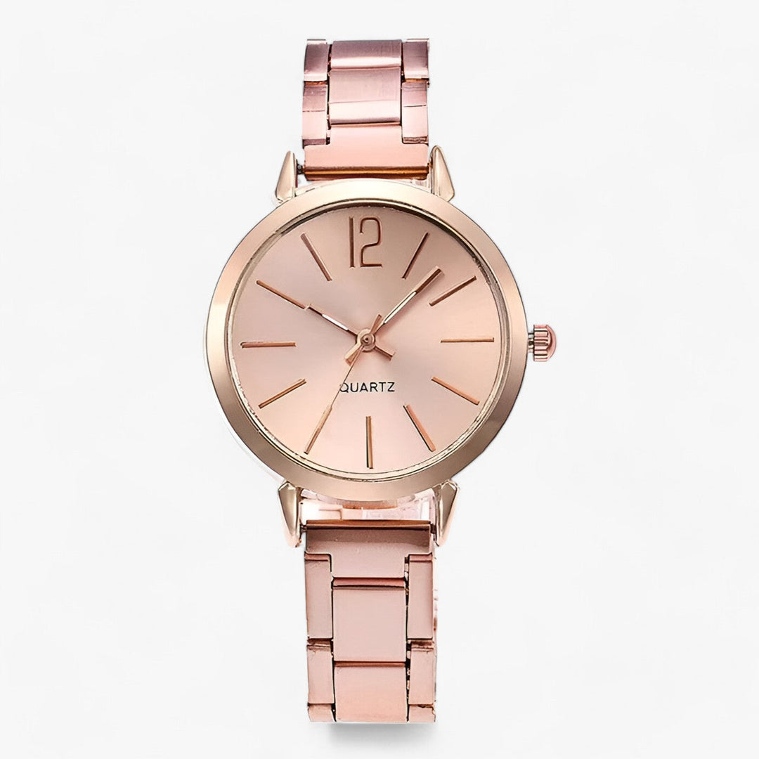 Levoire | Montre Ronde En Alliage Métallique, Y Compris Le Bracelet Rosegold