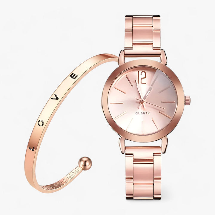 Levoire | Montre Ronde En Alliage Métallique, Y Compris Le Bracelet
