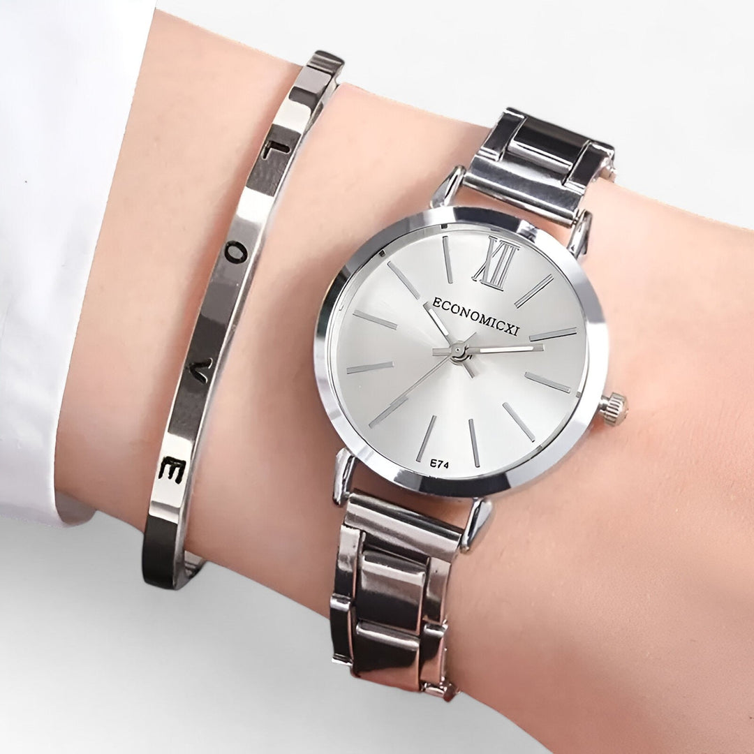 Levoire | Montre Ronde En Alliage Métallique, Y Compris Le Bracelet Hopeakappale-setté