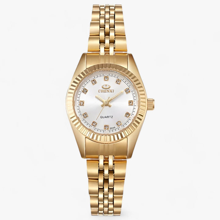 Levoire | Montres Rondes En Or En Acier Inoxydable Or blanc