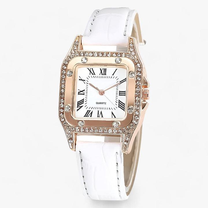 Levoire | Montre Quartz Cuir Tableau Blanc